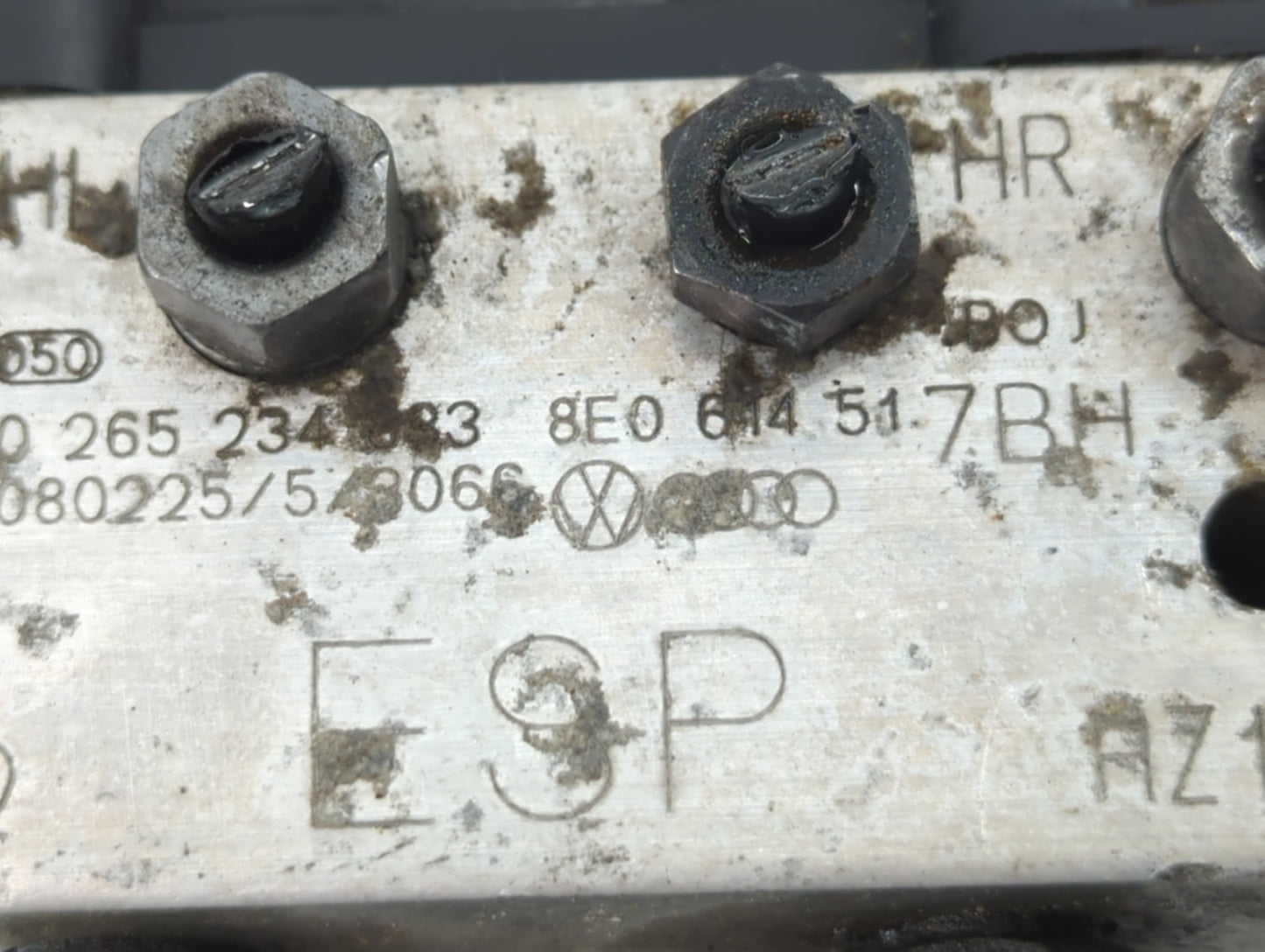 2007-2009 Audi A4 ABS Pump Control Module Replacement P/N:0 265 234 8E0 614 517 BH Fits Fits 2007 2008 2009 OEM Used Auto Pa