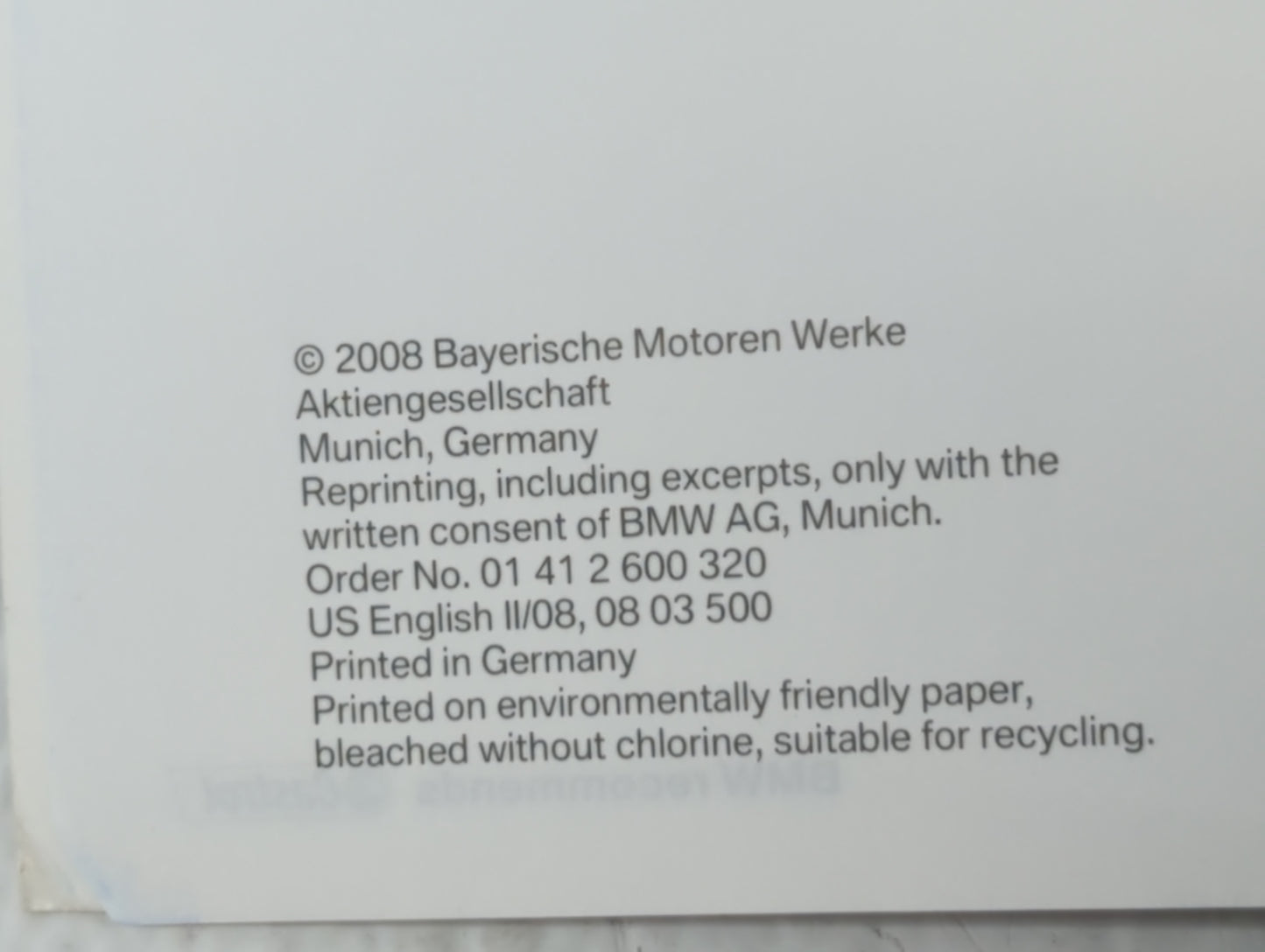 2008 Bmw 323i Owners Manual Book Guide OEM Used Auto Parts - Oemusedautoparts1.com