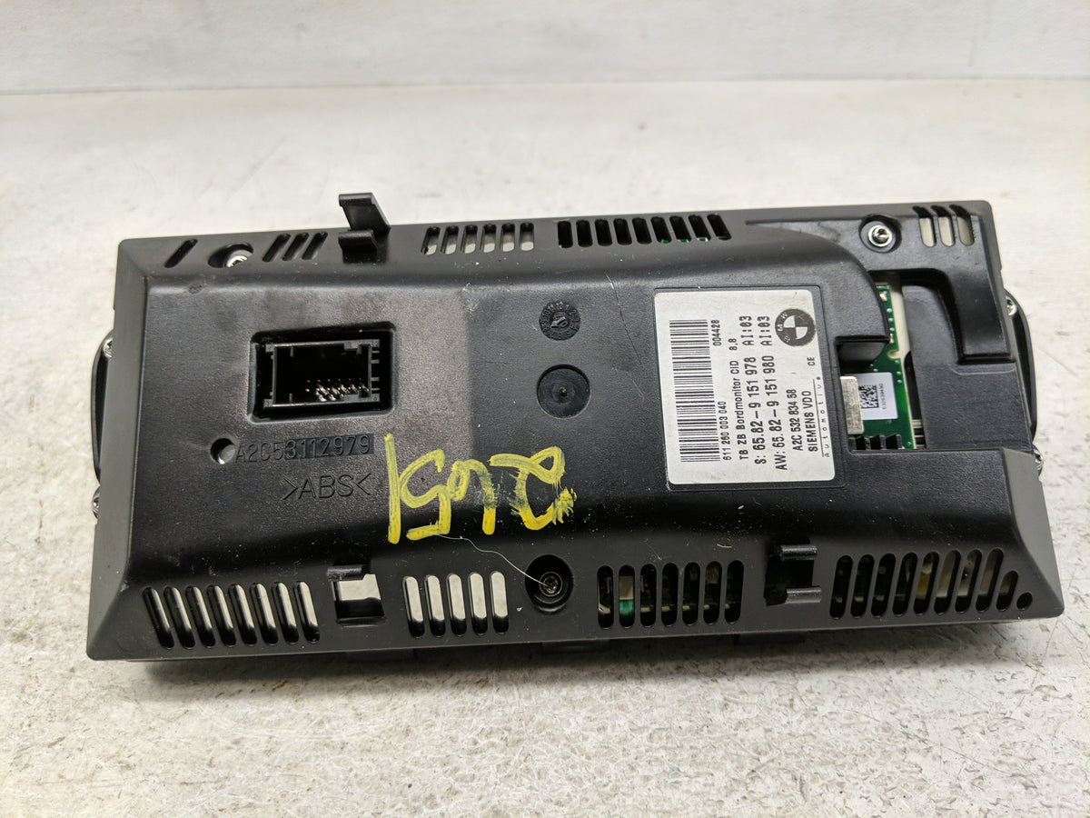 2008-2010 Bmw 535i Information Radio Display Screen - Oemusedautoparts1.com