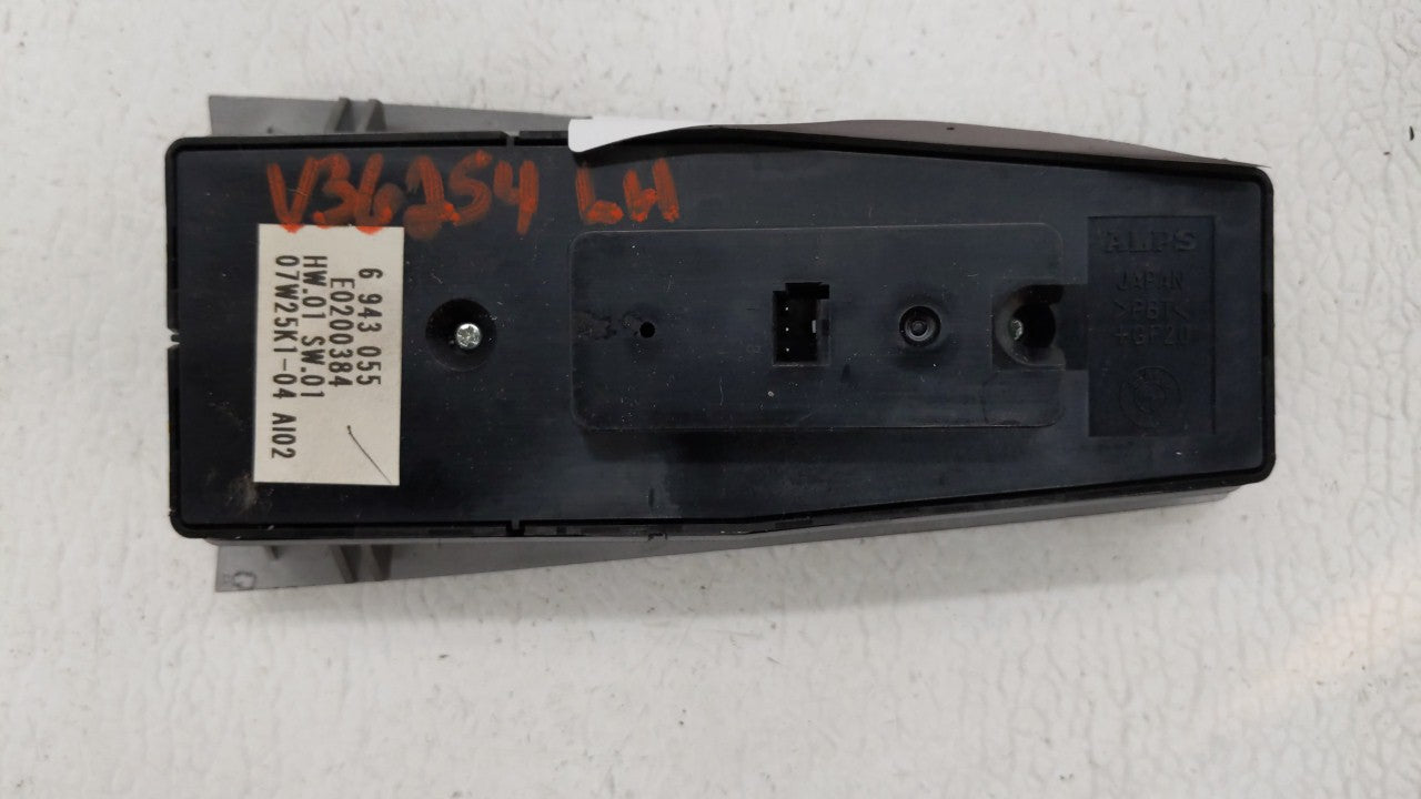 2008 Bmw 750i Master Power Window Switch Replacement Driver Side Left Fits OEM Used Auto Parts - Oemusedautoparts1.com