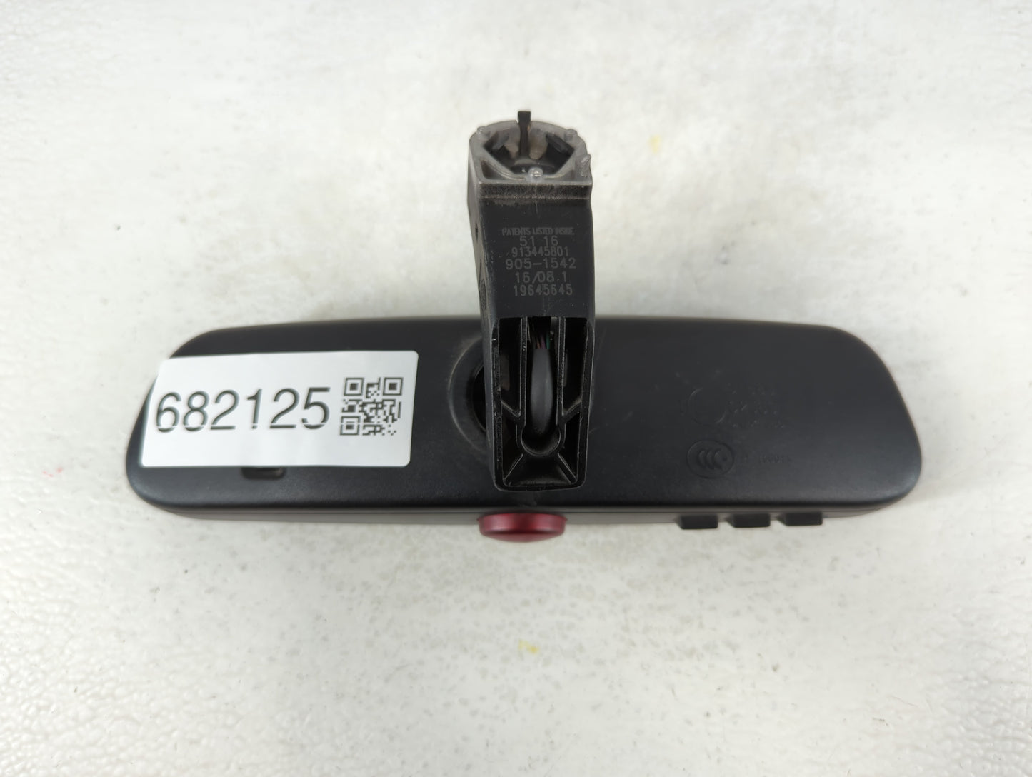 2008 Bmw 750i Interior Rear View Mirror Replacement OEM P/N:905-1542 913445801 Fits OEM Used Auto Parts - Oemusedautoparts1.