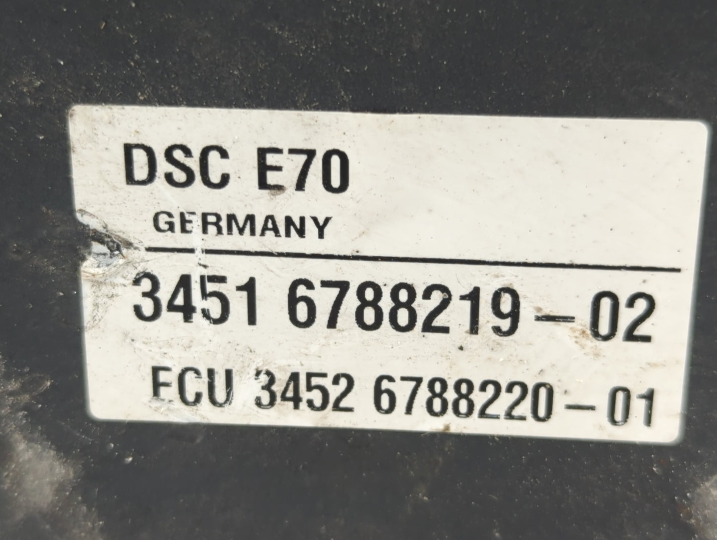 2007-2013 Bmw X5 ABS Pump Control Module Replacement P/N:3451 6788219-02 Fits Fits 2007 2008 2009 2010 2011 2012 2013 2014 O