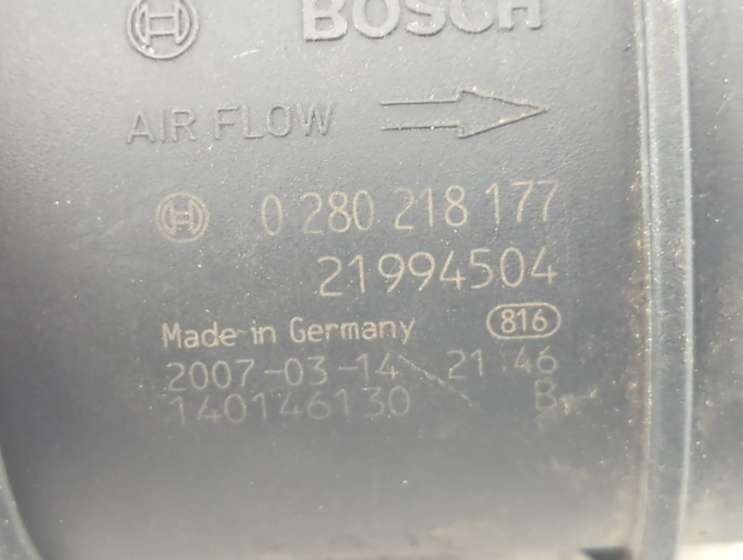 2007-2009 Cadillac Srx Mass Air Flow Meter Maf - Oemusedautoparts1.com