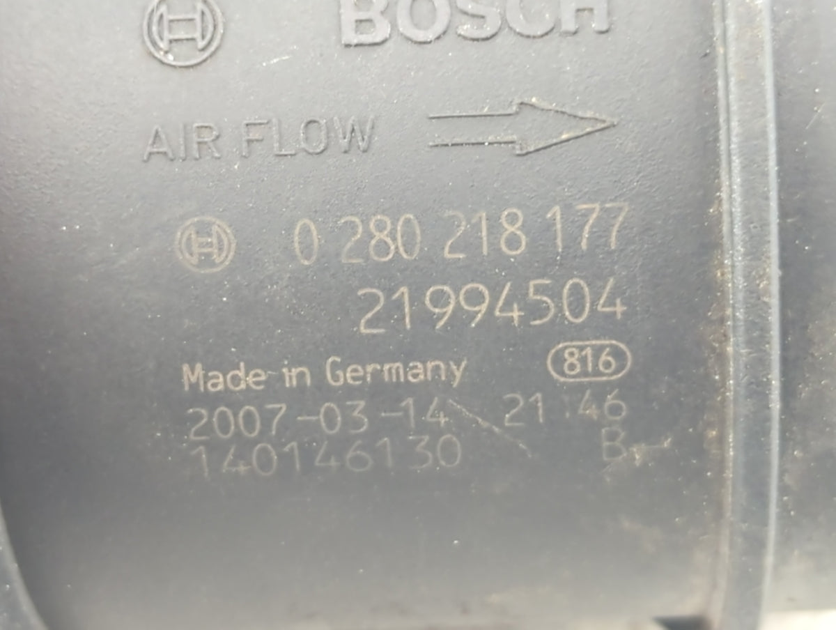 2007-2009 Cadillac Srx Mass Air Flow Meter Maf Sensor 659636 - Oemusedautoparts1.com