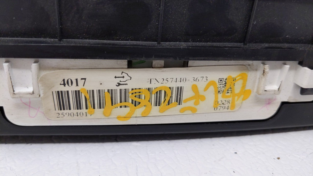 2008 Cadillac Srx Instrument Cluster Speedometer Gauges P/N:25961448 25904017 Fits Fits 2009 OEM Used Auto Parts - Oemusedau