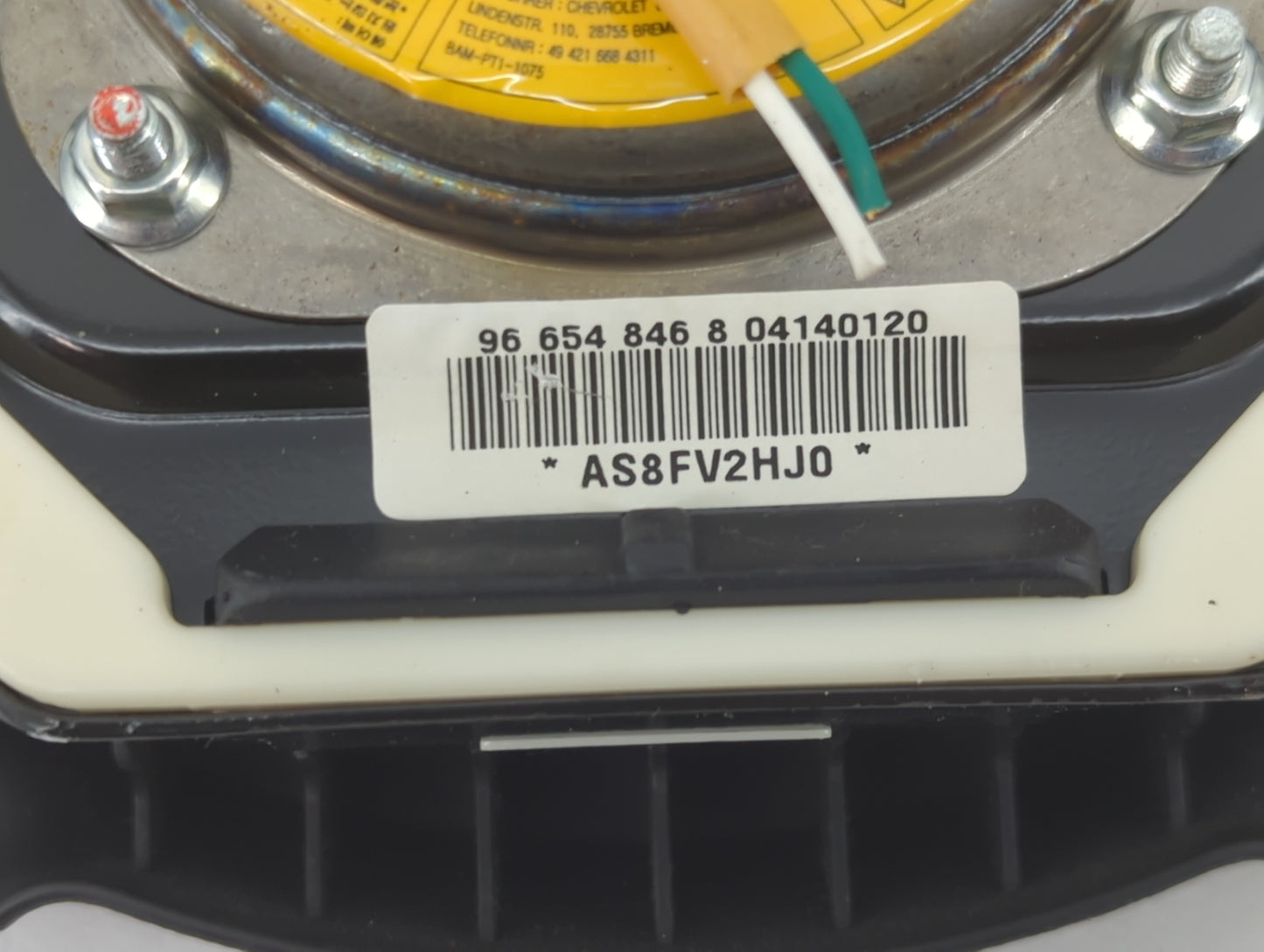 2007-2011 Chevrolet Aveo Air Bag Driver Left Steering Wheel Mounted - Oemusedautoparts1.com