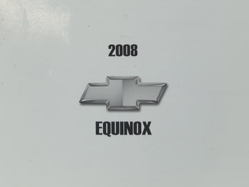 2008 Chevrolet Equinox Owners Manual Book Guide OEM Used Auto Parts