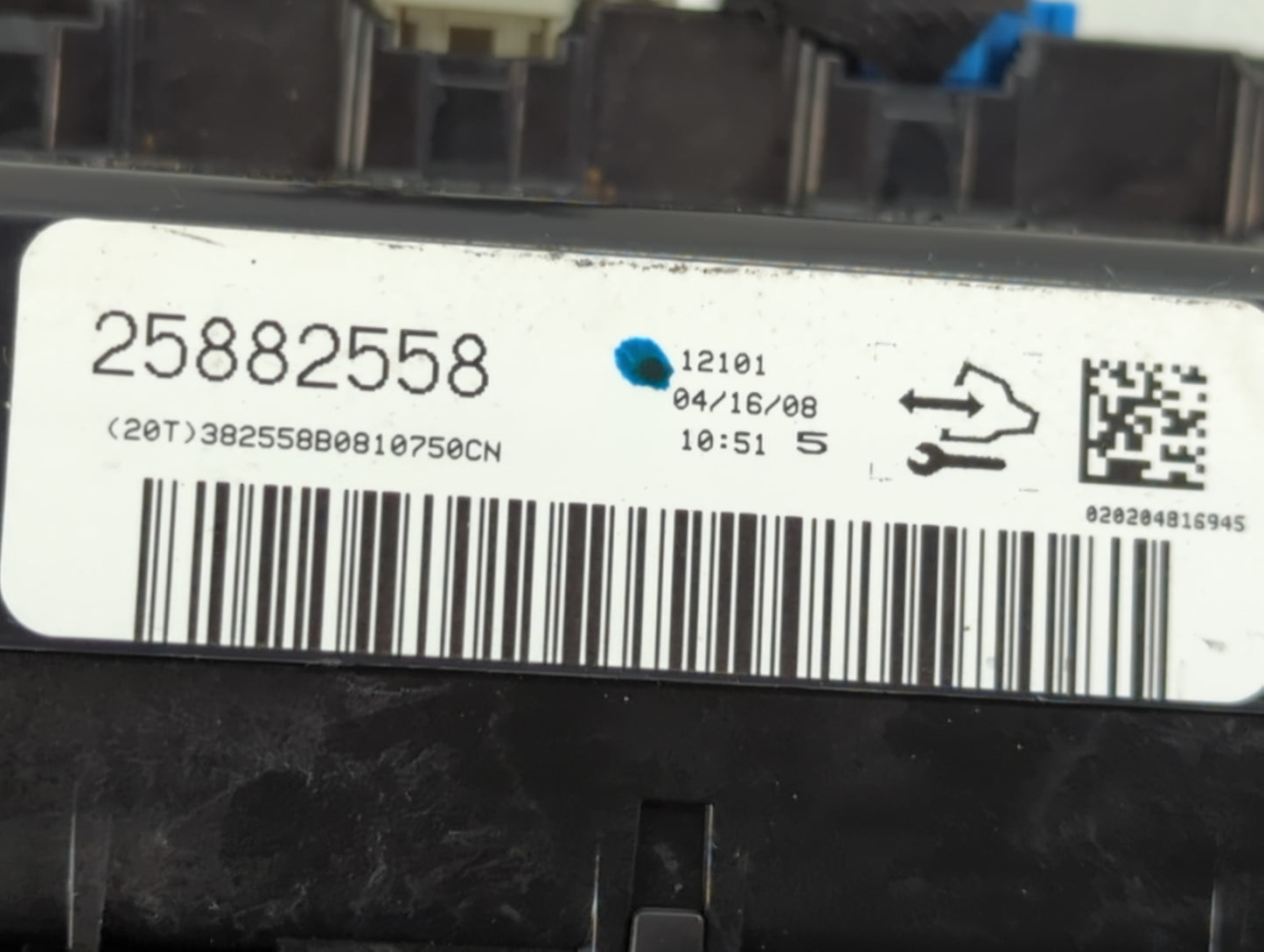 2006-2011 Chevrolet Impala Climate Control Module Temperature AC/Heater Replacement P/N:25882558 Fits OEM Used Auto Parts -