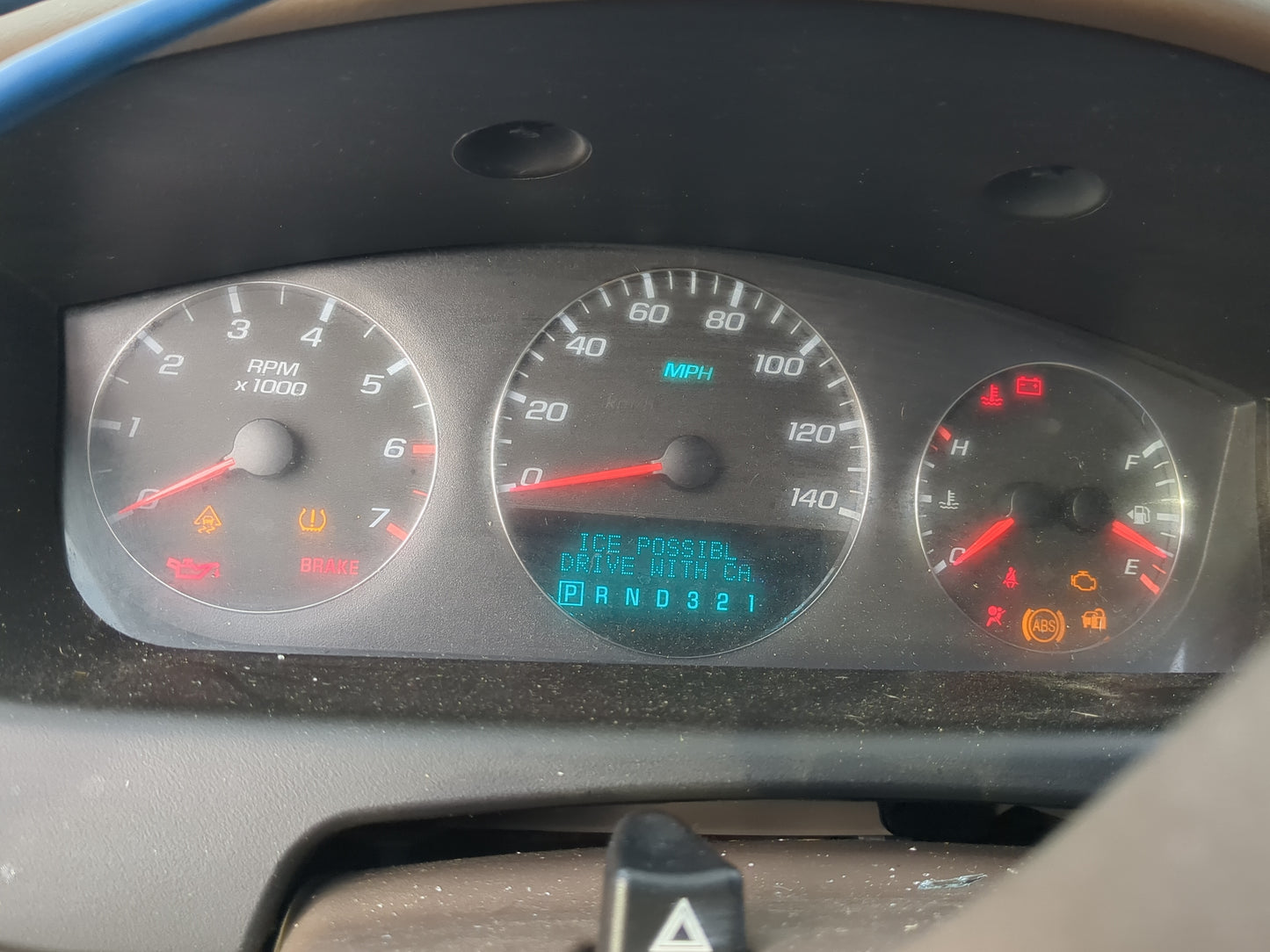 2008 Chevrolet Impala Instrument Cluster Speedometer Gauges Fits OEM Used Auto Parts - Oemusedautoparts1.com