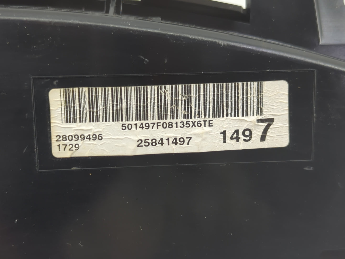 2008 Chevrolet Impala Instrument Cluster Speedometer Gauges P/N:25841497 Fits OEM Used Auto Parts - Oemusedautoparts1.com