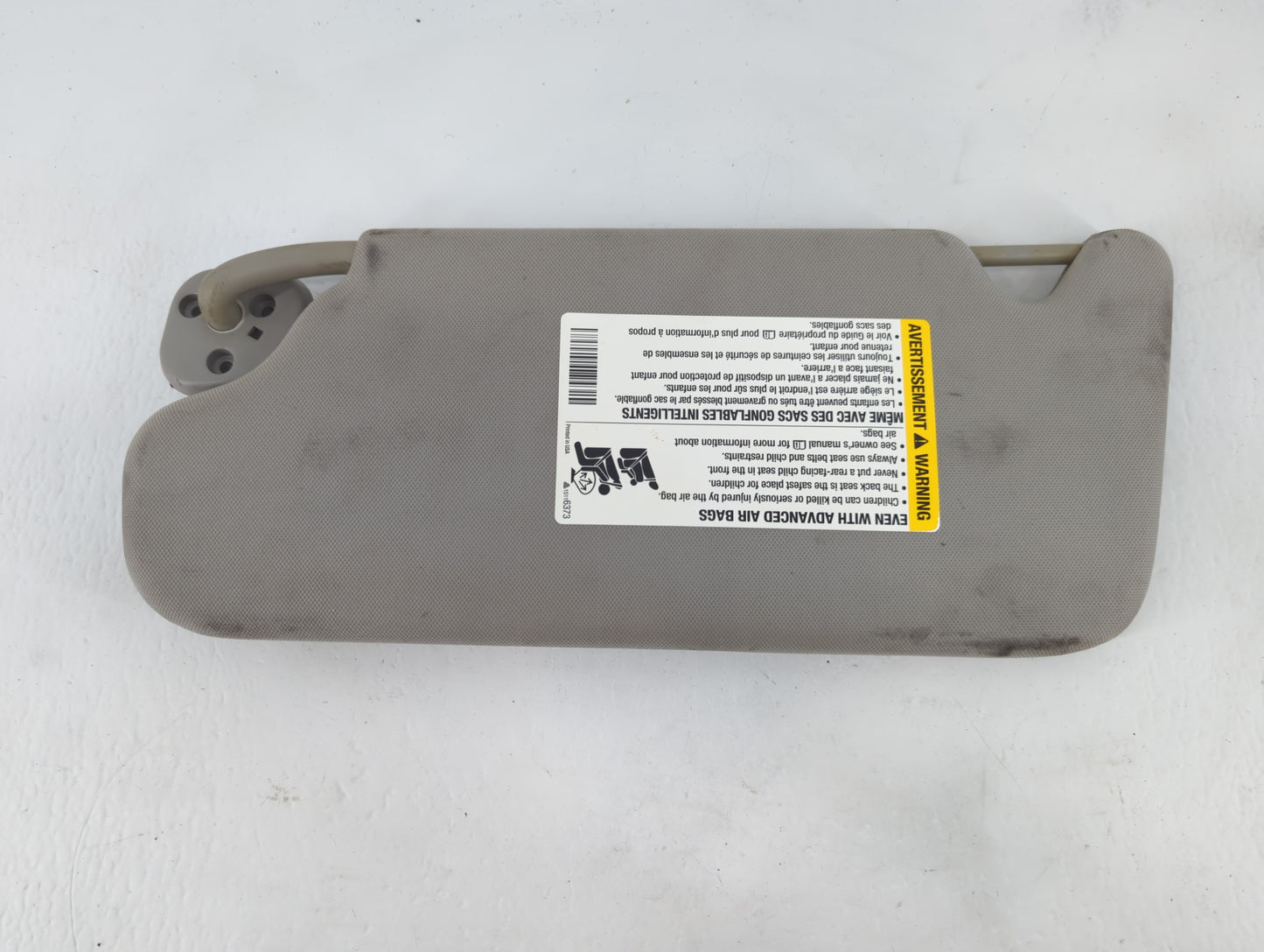 2006-2016 Chevrolet Impala Sun Visor Shade Replacement Passenger Right Mirror Fits OEM Used Auto Parts - Oemusedautoparts1.c