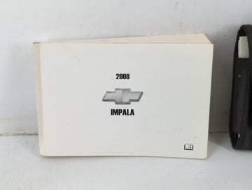 2008 Chevrolet Impala Owners Manual Book Guide P/N:15863019 A OEM Used Auto Parts