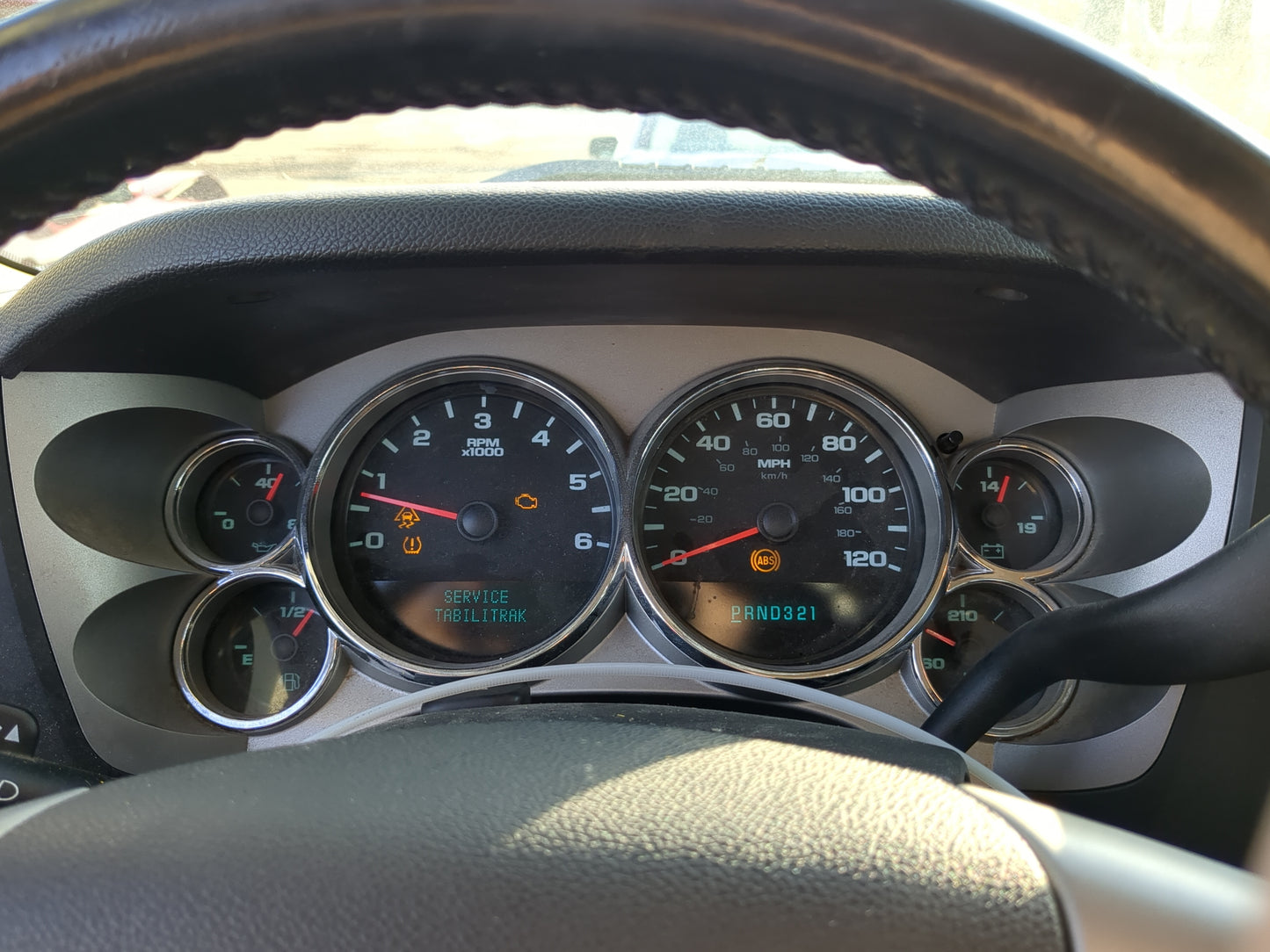 2008 Chevrolet Silverado 1500 Instrument Cluster Speedometer Gauges Fits OEM Used Auto Parts - Oemusedautoparts1.com