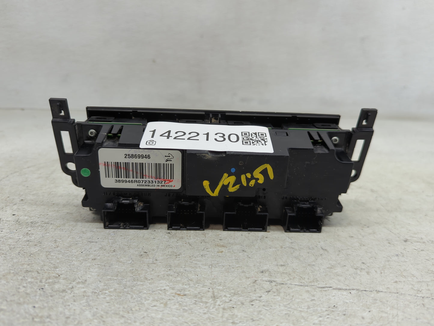 2007-2011 Chevrolet Suburban 1500 Climate Control Module Temperature AC/Heater Replacement P/N:25869946 Fits OEM Used Auto P