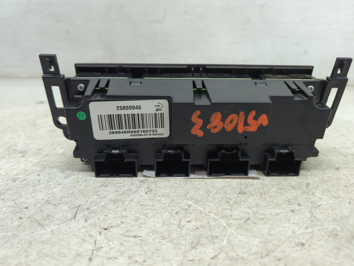 2007-2011 Chevrolet Tahoe Climate Control Module Temperature AC/Heater Replacement P/N:25869946 389946R080160733 Fits OEM Us