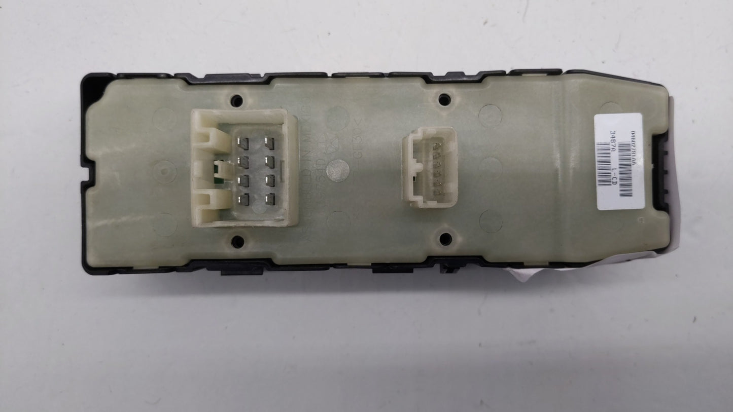 2006-2010 Chrysler 300 Master Power Window Switch Replacement Driver Side Left P/N:04602781AA 04602743AA Fits OEM Used Auto