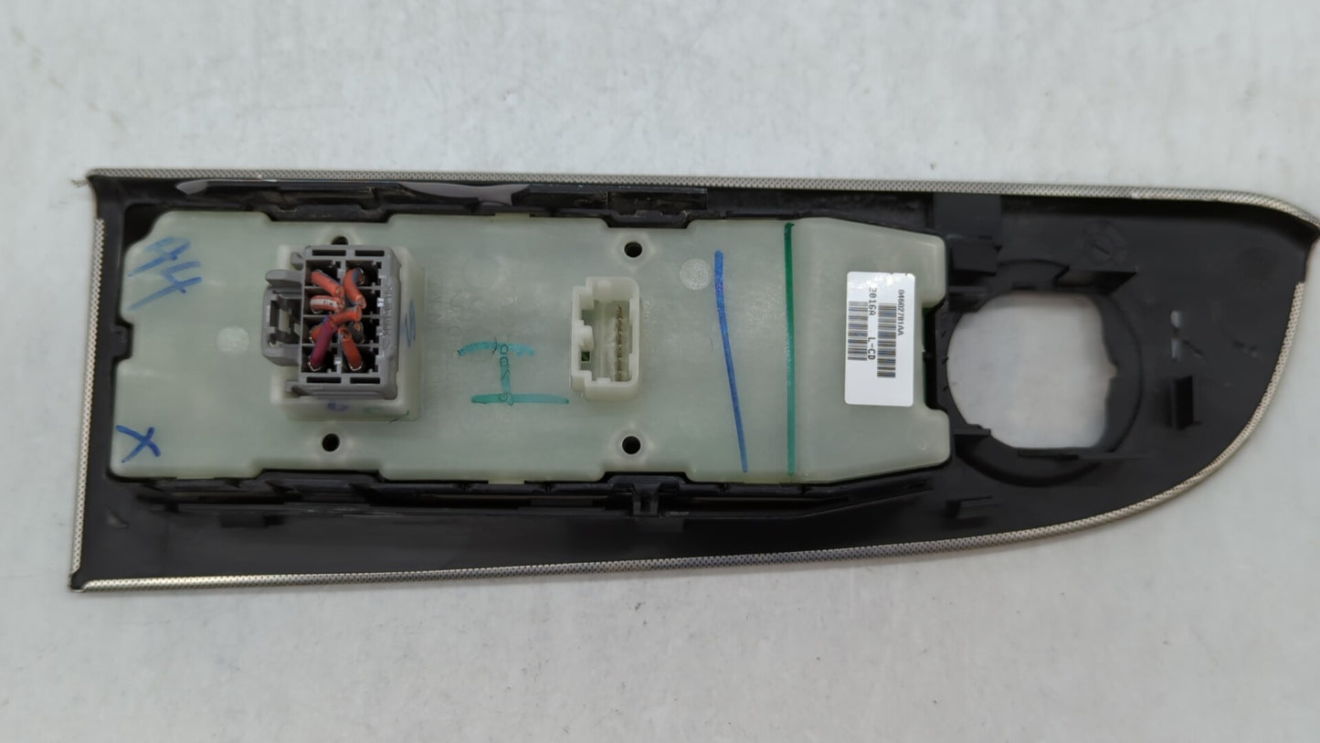 2006-2010 Chrysler 300 Master Power Window Switch Replacement Driver Side Left P/N:04602781AA 04602743AA Fits OEM Used Auto