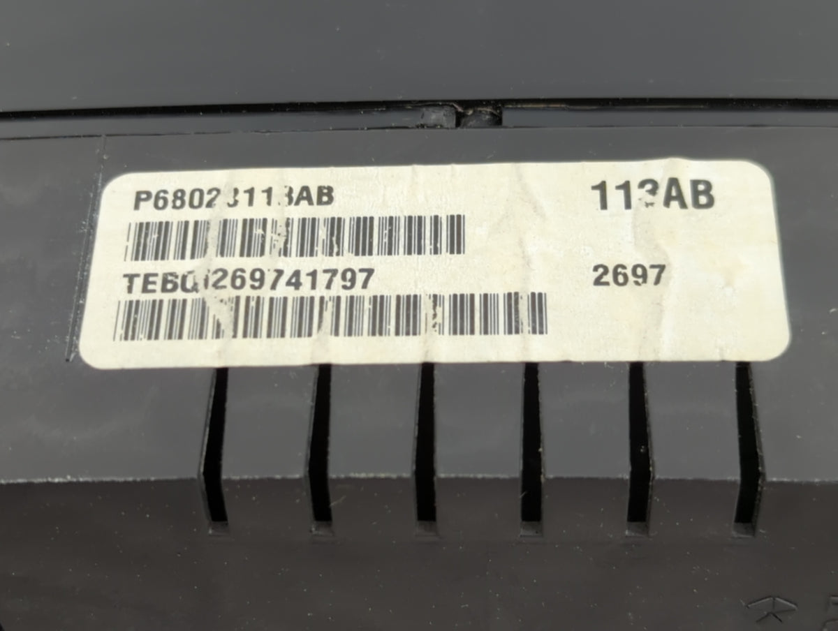2007-2008 Chrysler Aspen Instrument Cluster Speedometer Gauges P/N:P68023113AB Miles: Fits Fits 2007 2008 OEM Used Auto Part