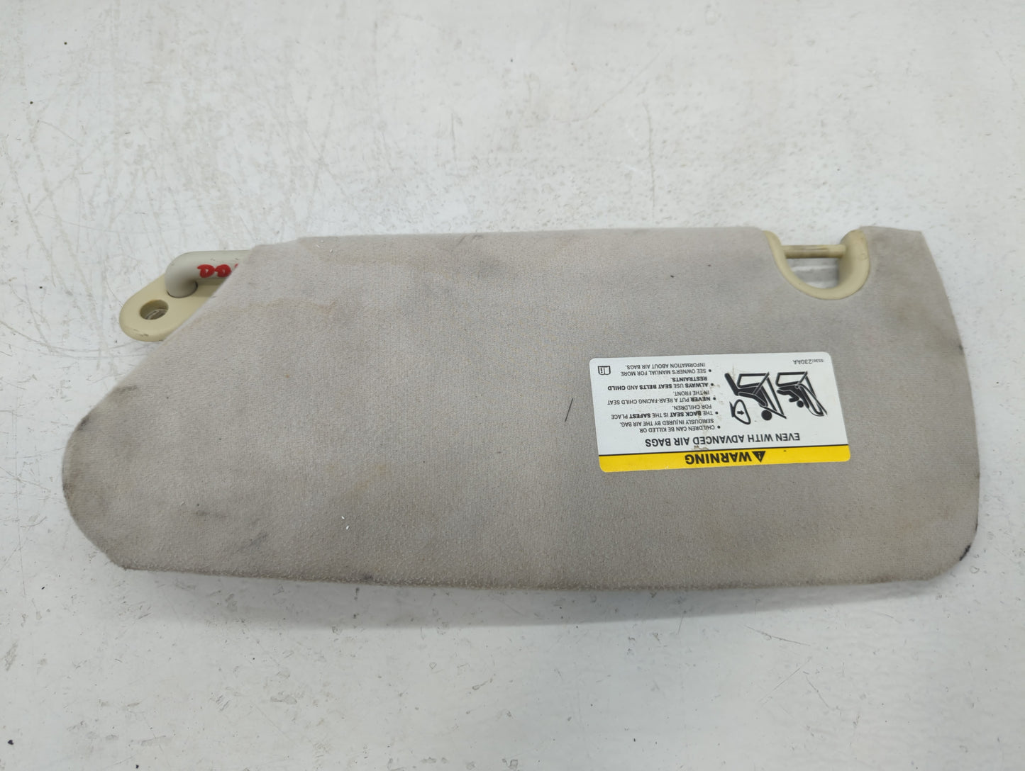2008 Chrysler Pacifica Sun Visor Shade Replacement Passenger Right Mirror Fits OEM Used Auto Parts - Oemusedautoparts1.com