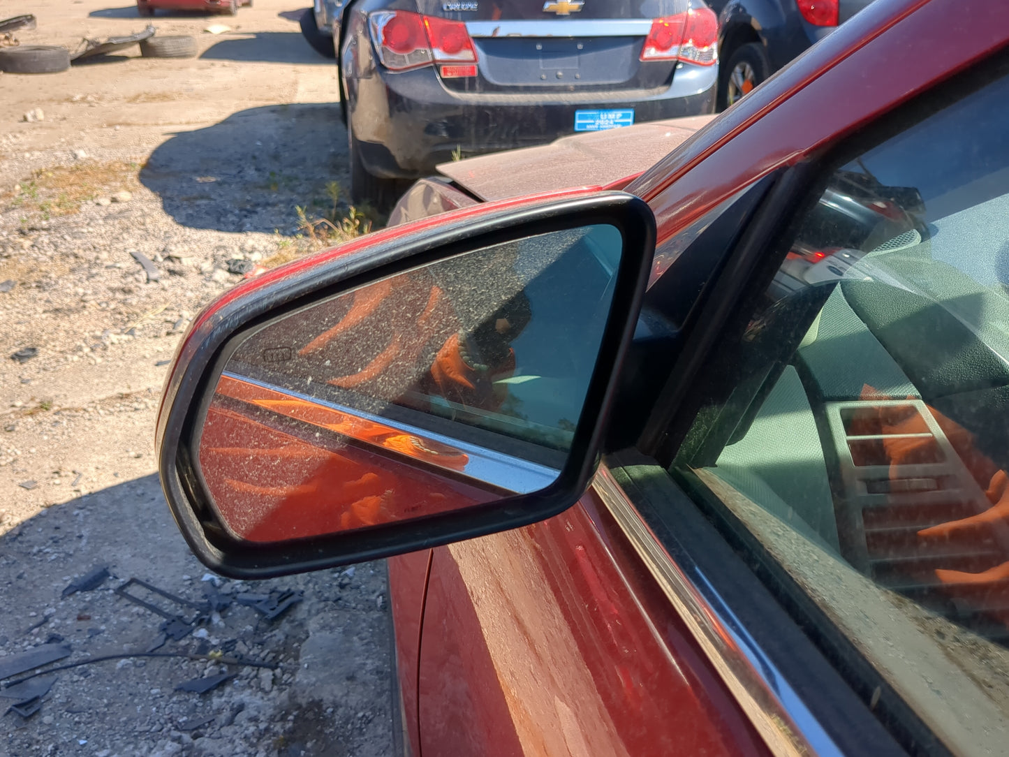 2007-2010 Chrysler Sebring Driver Side View Mirror - Left Door Mirror OEM Used - Oemusedautoparts1.com