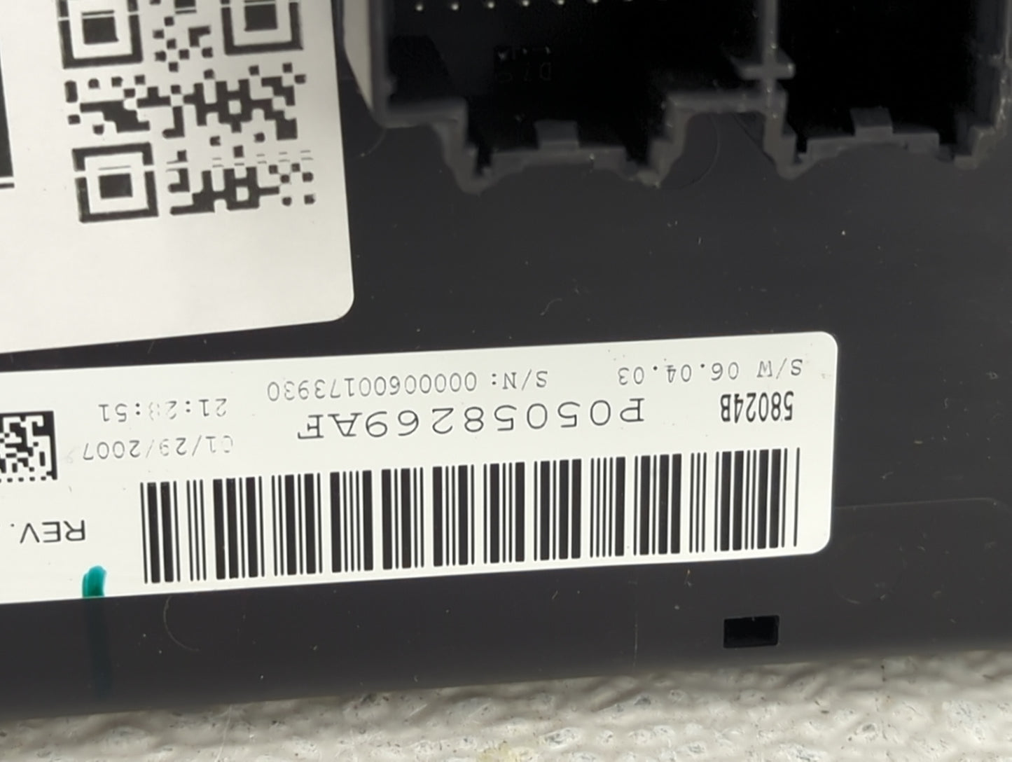 2008-2010 Chrysler Sebring Climate Control Module Temperature AC/Heater Replacement P/N:P05058269AF 58024B Fits OEM Used Aut