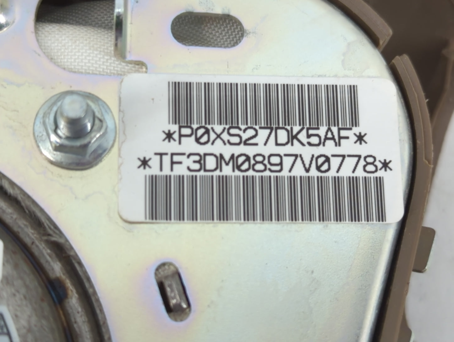 2007-2009 Chrysler Sebring Air Bag Driver Left Steering Wheel Mounted P/N:P0XS27DK5AF Fits Fits 2007 2008 2009 OEM Used Auto