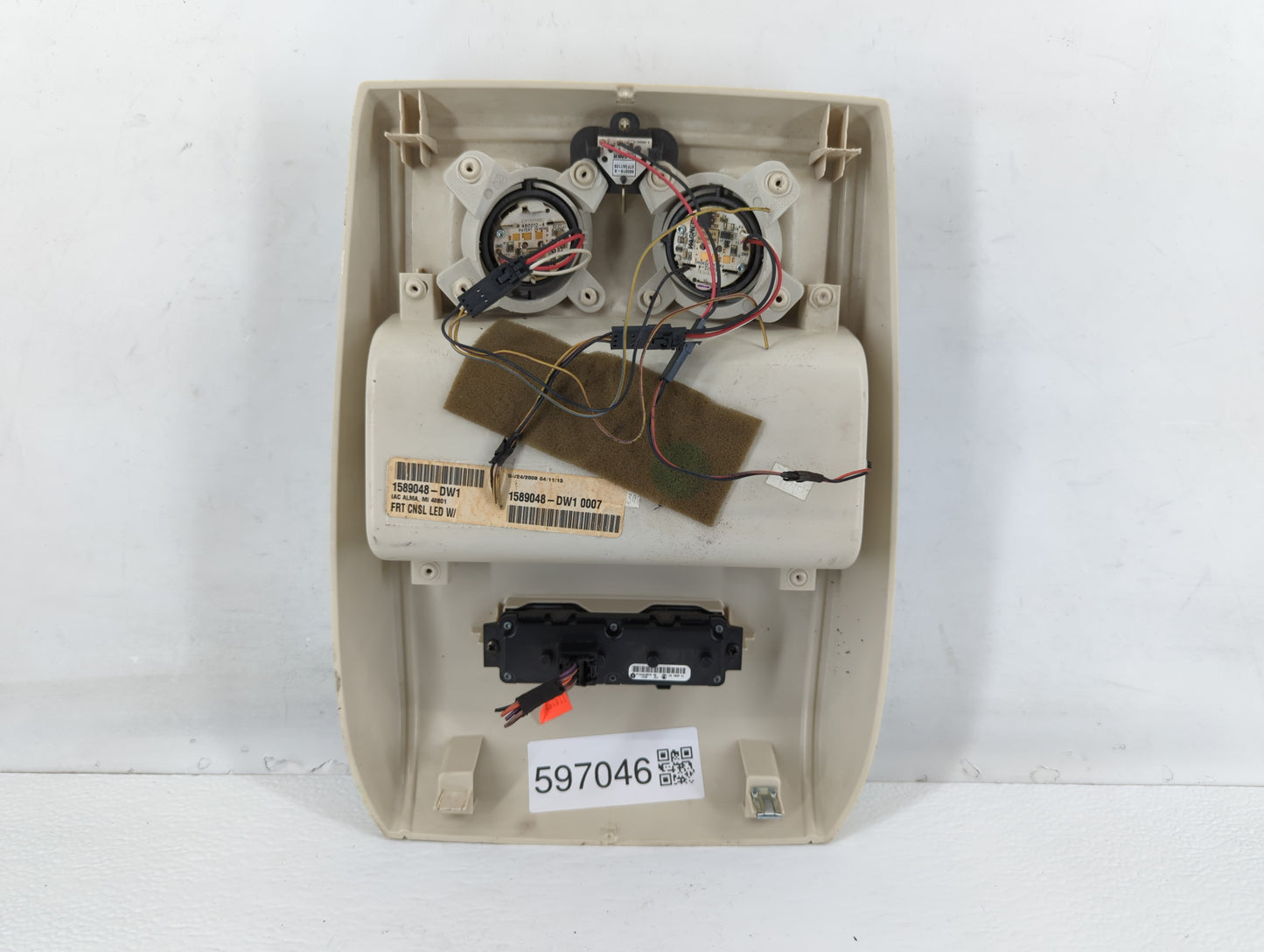 2008 Chrysler Town & Country Overhead Roof Console Interior Dome Light - Oemusedautoparts1.com
