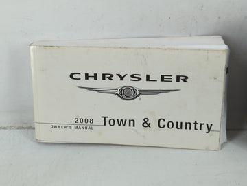 2008 Chrysler Town & Country Owners Manual Book Guide P/N:81-026-0817 OEM Used Auto Parts