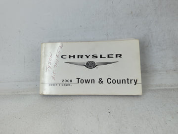 2008 Chrysler Town & Country Owners Manual Book Guide P/N:81-026-0817 OEM Used Auto Parts