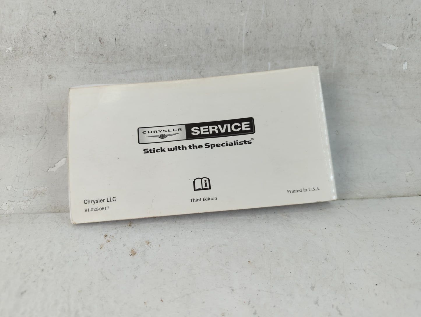2008 Chrysler Town & Country Owners Manual Book Guide OEM Used Auto Parts - Oemusedautoparts1.com