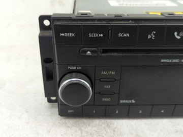 2008 Dodge Avenger Radio AM FM Cd Player Receiver Replacement P/N:P05064420AF Fits Fits 2007 OEM Used Auto Parts