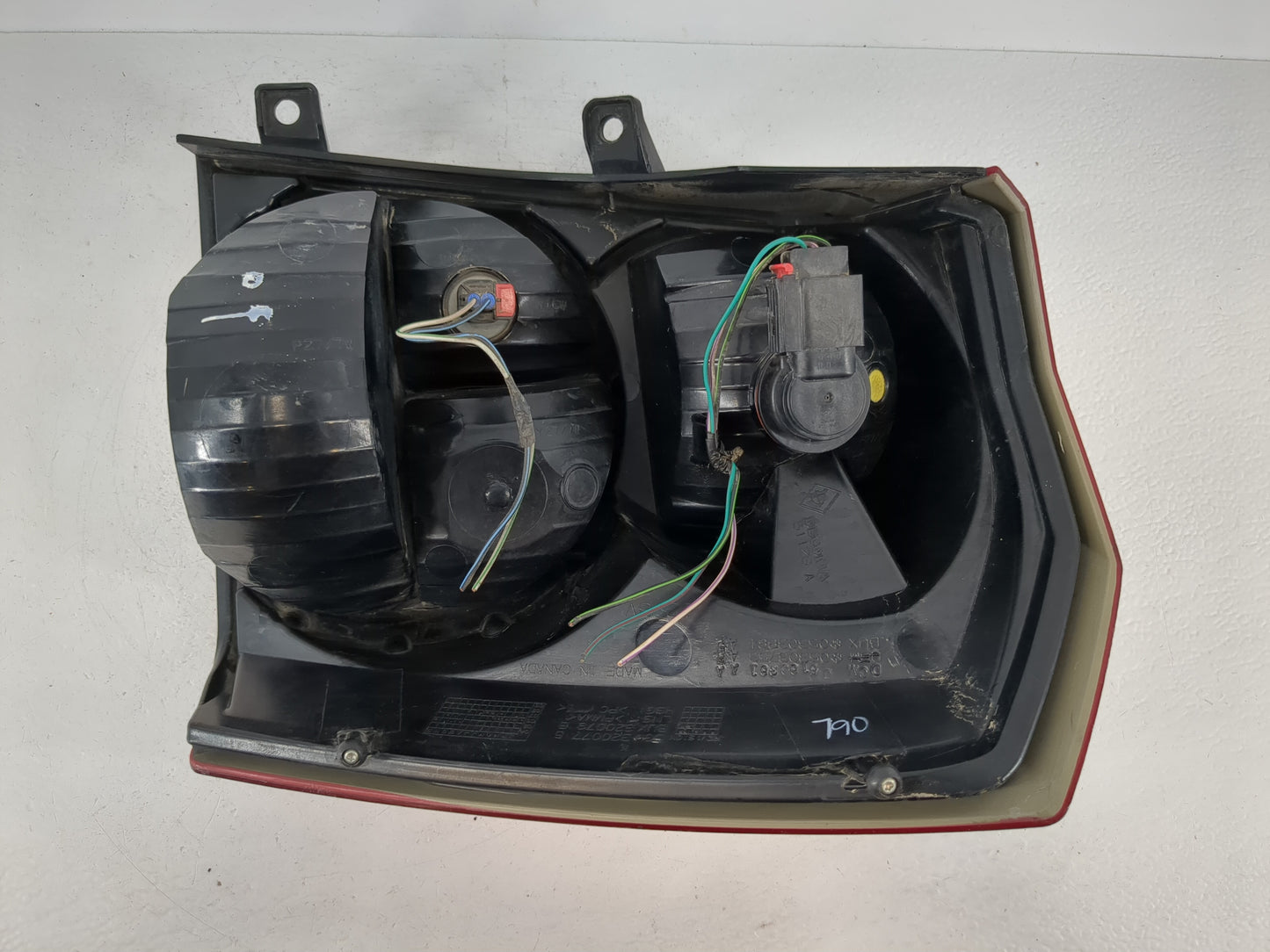 2008-2012 Dodge Caliber Tail Light Assembly Passenger Right OEM P/N:05303881 AH 05303753 A Fits Fits 2008 2009 2010 2011 201