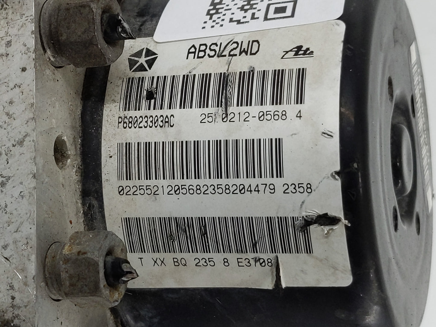 2008 Dodge Caliber ABS Pump Control Module Replacement P/N:P68023303AC Fits OEM Used Auto Parts - Oemusedautoparts1.com