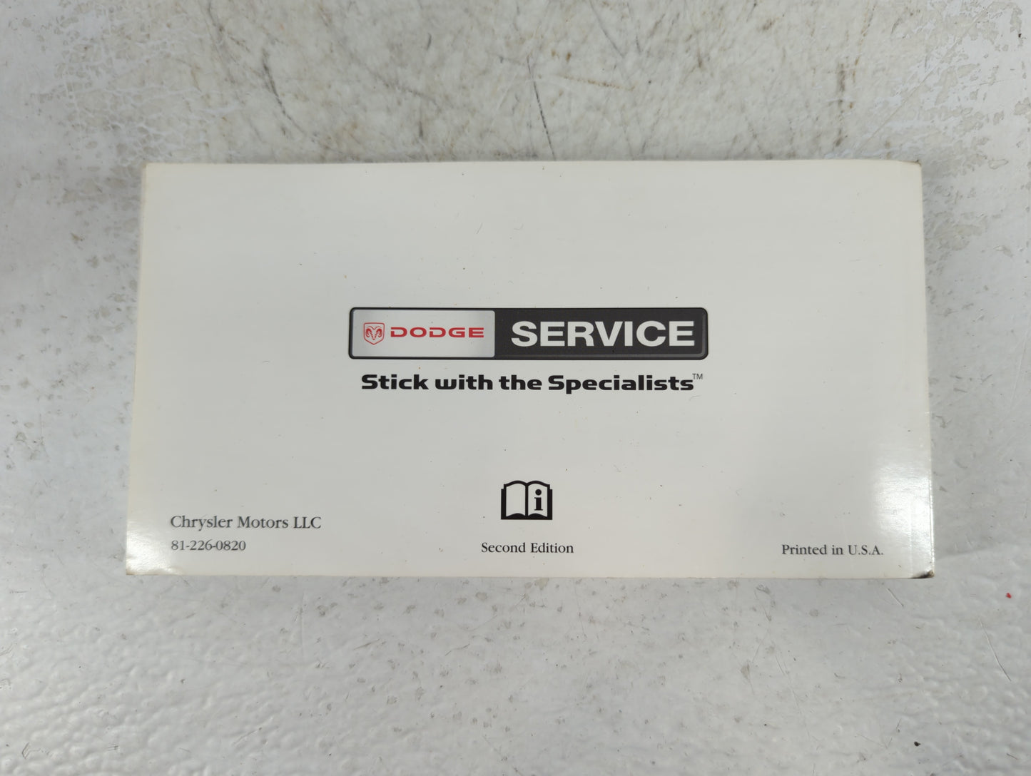 2008 Dodge Charger Owners Manual Book Guide P/N:81-226-0820 OEM Used Auto Parts - Oemusedautoparts1.com
