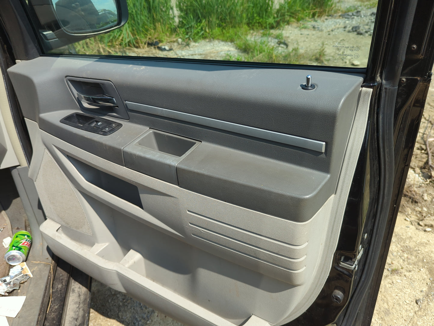 2008 Dodge Grand Caravan Front Right Passenger Interior Door Panel Trim - Oemusedautoparts1.com
