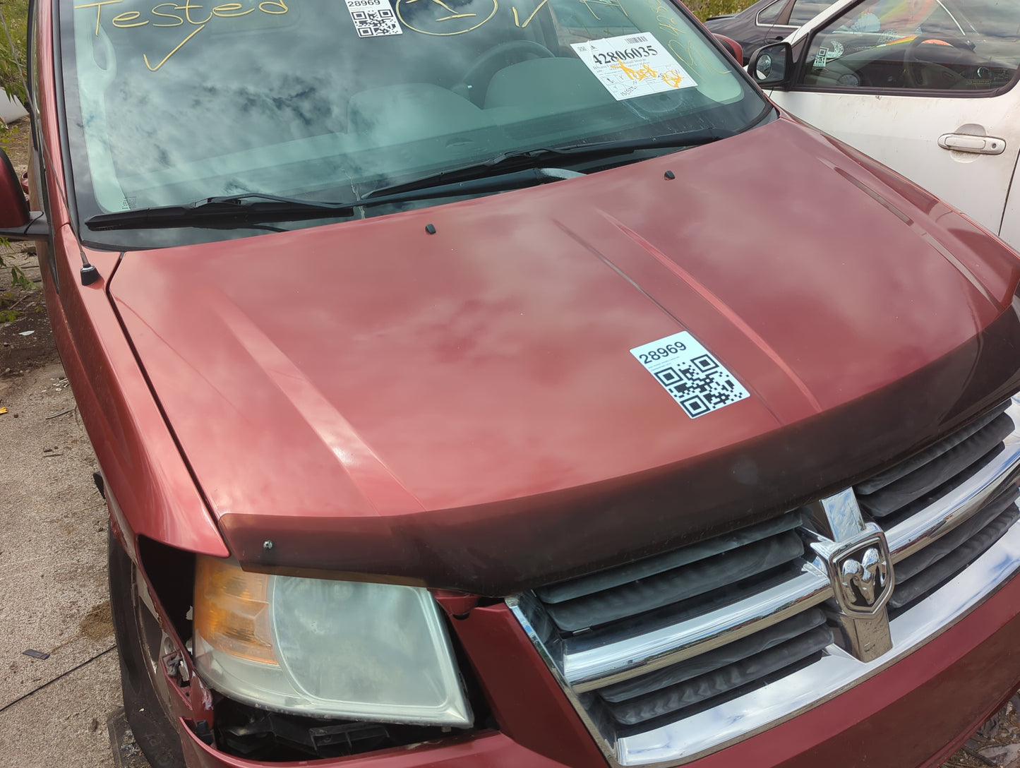 2008-2010 Dodge Grand Caravan Hood Oem - Oemusedautoparts1.com