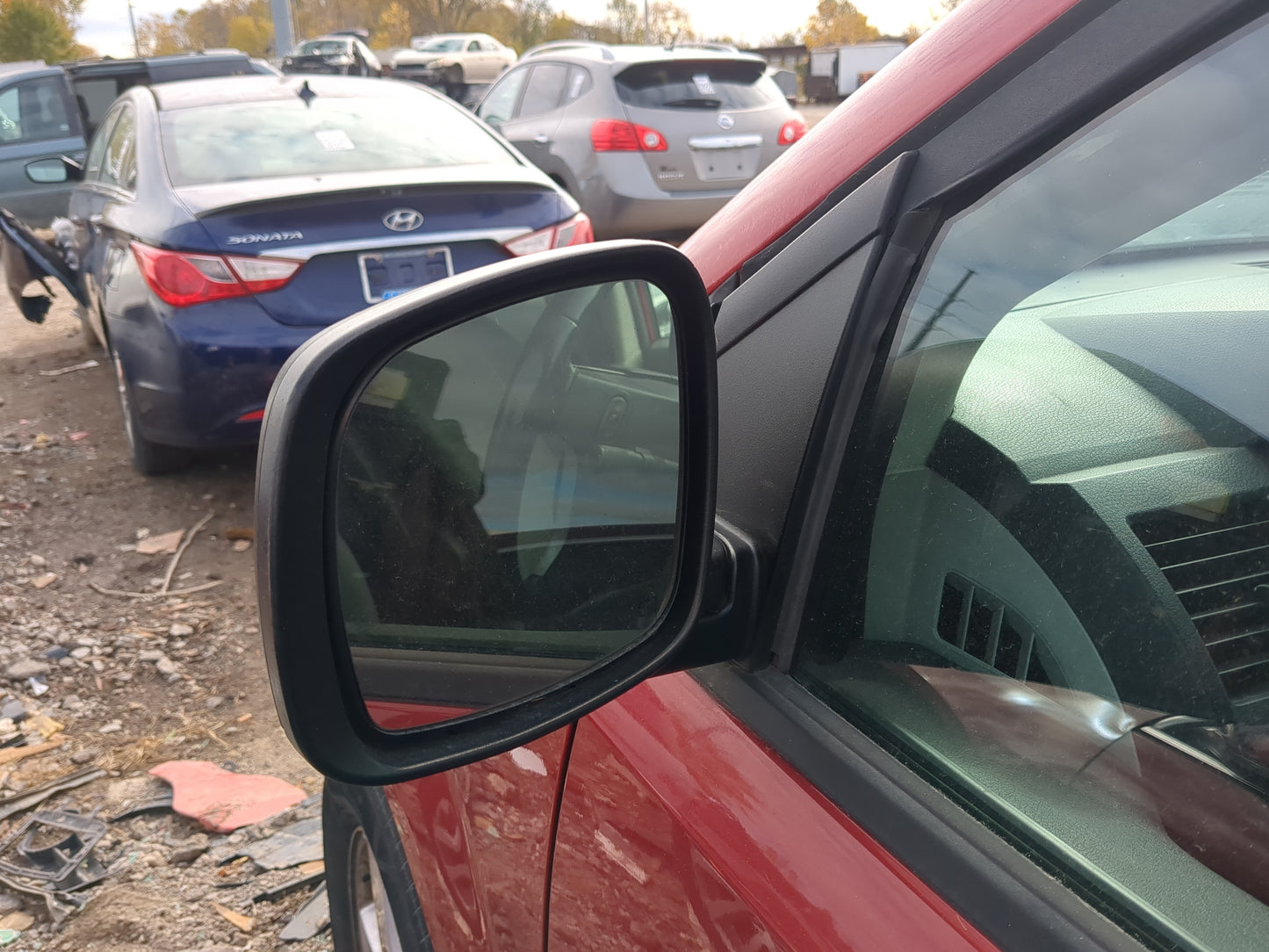2008-2010 Dodge Grand Caravan Side Mirror Replacement Driver Left View Door Mirror Fits Fits 2008 2009 2010 OEM Used Auto Pa