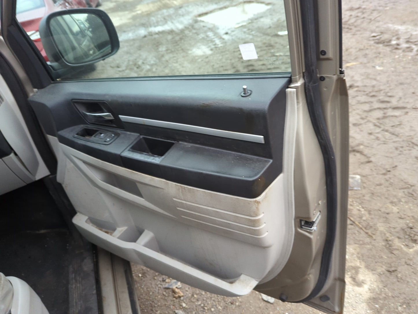 2008 Dodge Grand Caravan Front Right Passenger Interior Door Panel Trim - Oemusedautoparts1.com