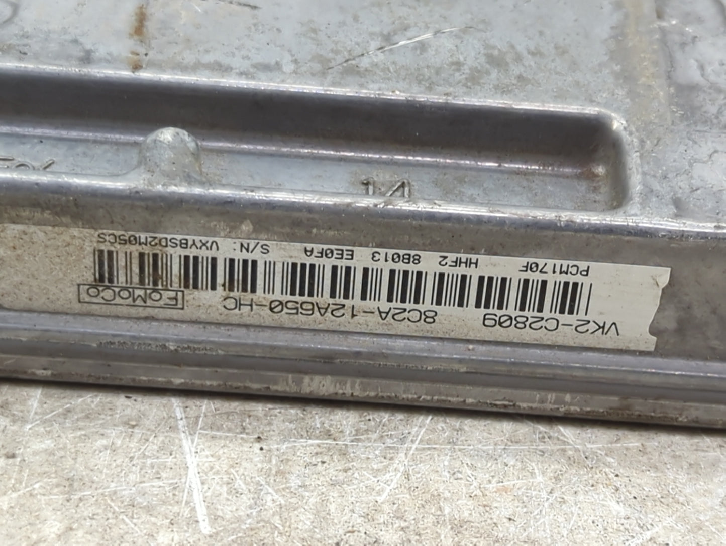 2008 Ford E150 PCM Engine Control Computer ECU ECM PCU OEM P/N:8C2A-12A650-HC VK2-C2809, PCM170F, HHF2 Fits OEM Used Auto Pa