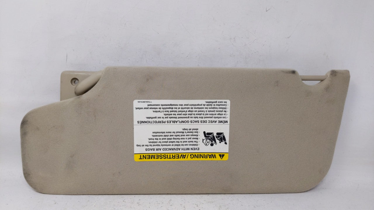 2007-2010 Ford Edge Sun Visor Shade Replacement Passenger Right Mirror Fits Fits 2007 2008 2009 2010 OEM Used Auto Parts - O