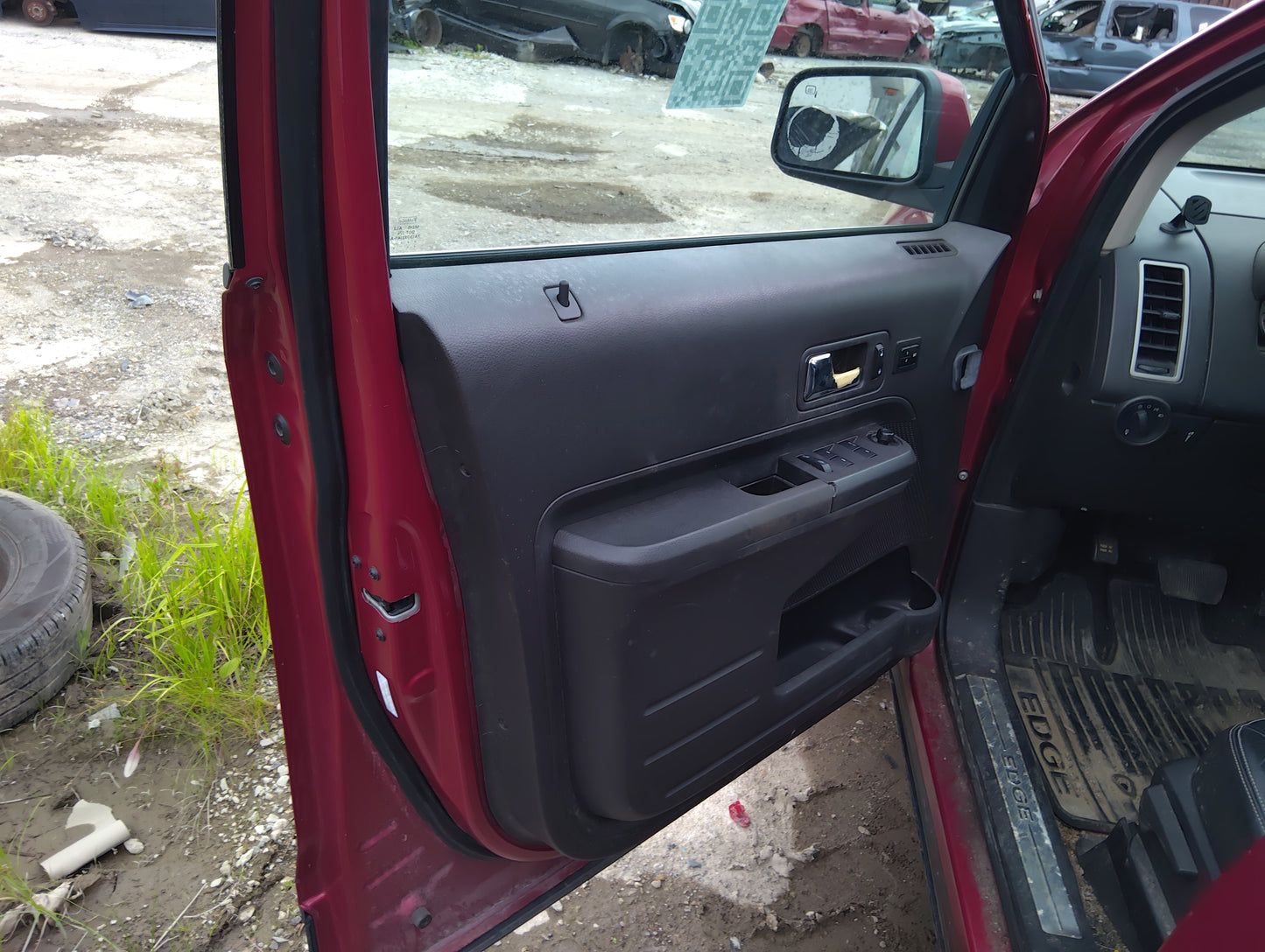 2008 Ford Edge Front Left Driver Interior Door Panel Trim 5034747 - Oemusedautoparts1.com