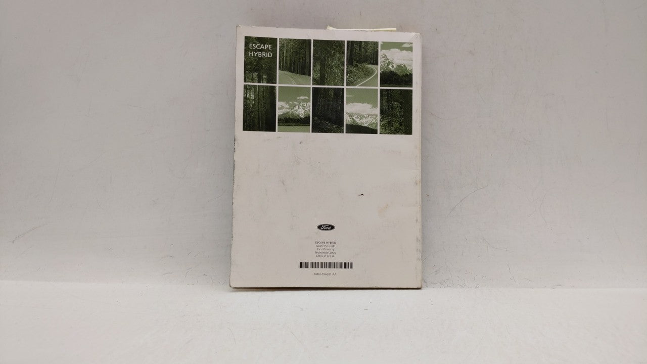 2008 Ford Escape Owners Manual Book Guide OEM Used Auto Parts - Oemusedautoparts1.com