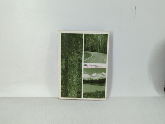 2008 Ford Escape Owners Manual Book Guide OEM Used Auto Parts