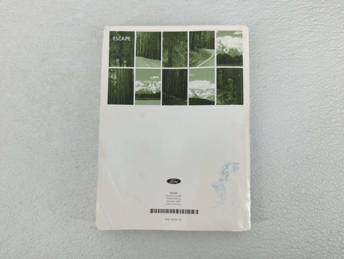 2008 Ford Escape Owners Manual Book Guide OEM Used Auto Parts - Oemusedautoparts1.com