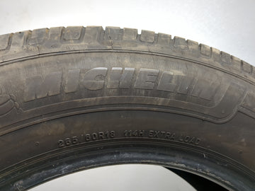 Used Tire 265/60R18 MICHELIN DEFENDER LTX M/S2 114H - Tread Depth 10/32
