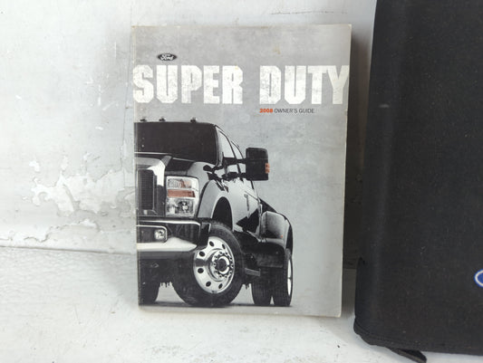 2008 Ford F-250 Super Duty Owners Manual Book Guide P/N:8C3J-19A321-AA OEM Used Auto Parts