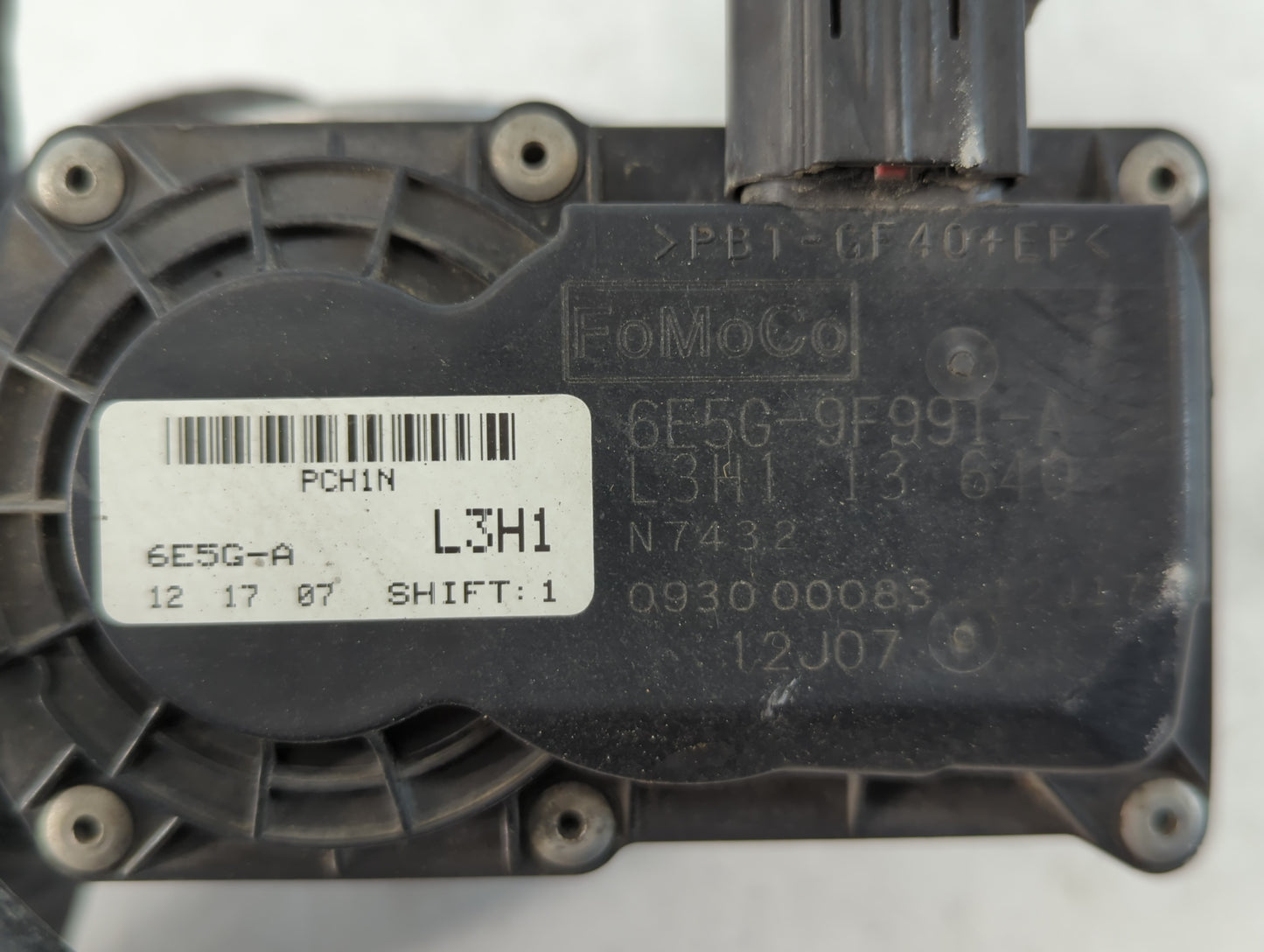 2006-2009 Ford Fusion Throttle Body P/N:6E5G-9F991 6E5G-A Fits Fits 2006 2007 2008 2009 OEM Used Auto Parts - Oemusedautopar