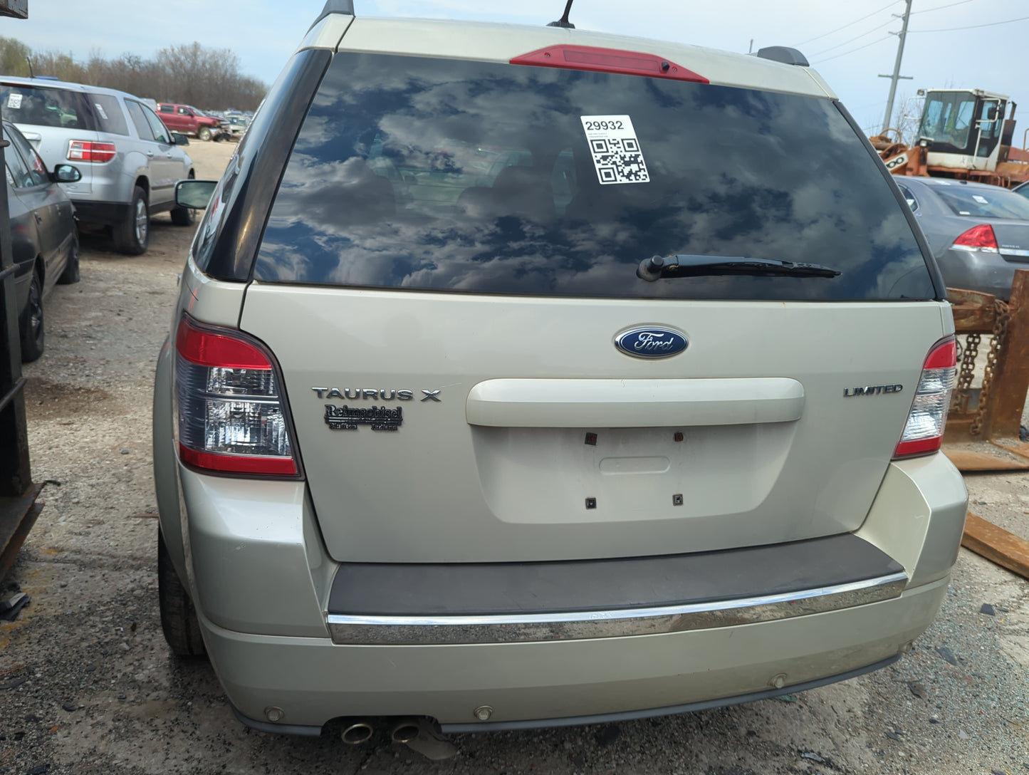 2008-2009 Ford Taurus X Trunk/decklid/hatch/tailgate Oem - Oemusedautoparts1.com