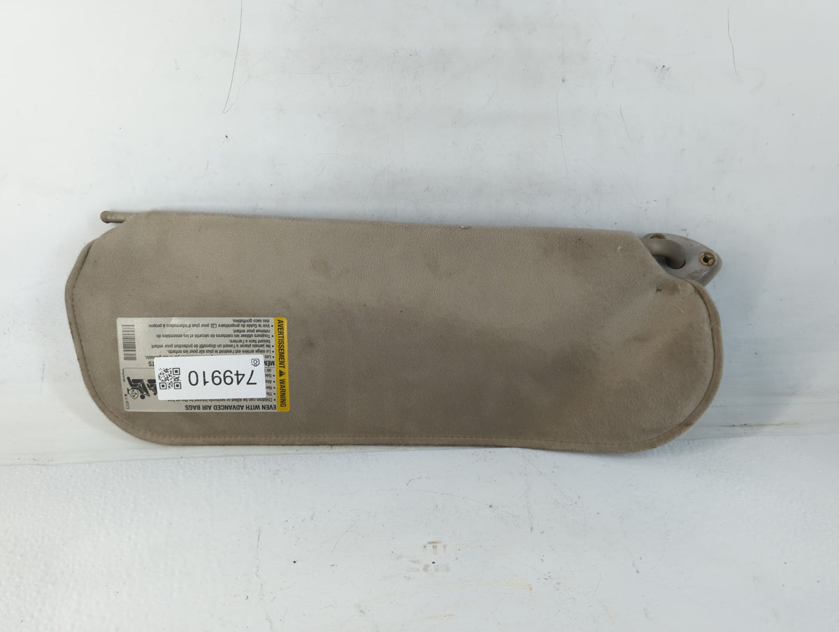2003-2014 Gmc Savana 1500 Sun Visor Shade Replacement Driver Left Mirror Fits OEM Used Auto Parts - Oemusedautoparts1.com