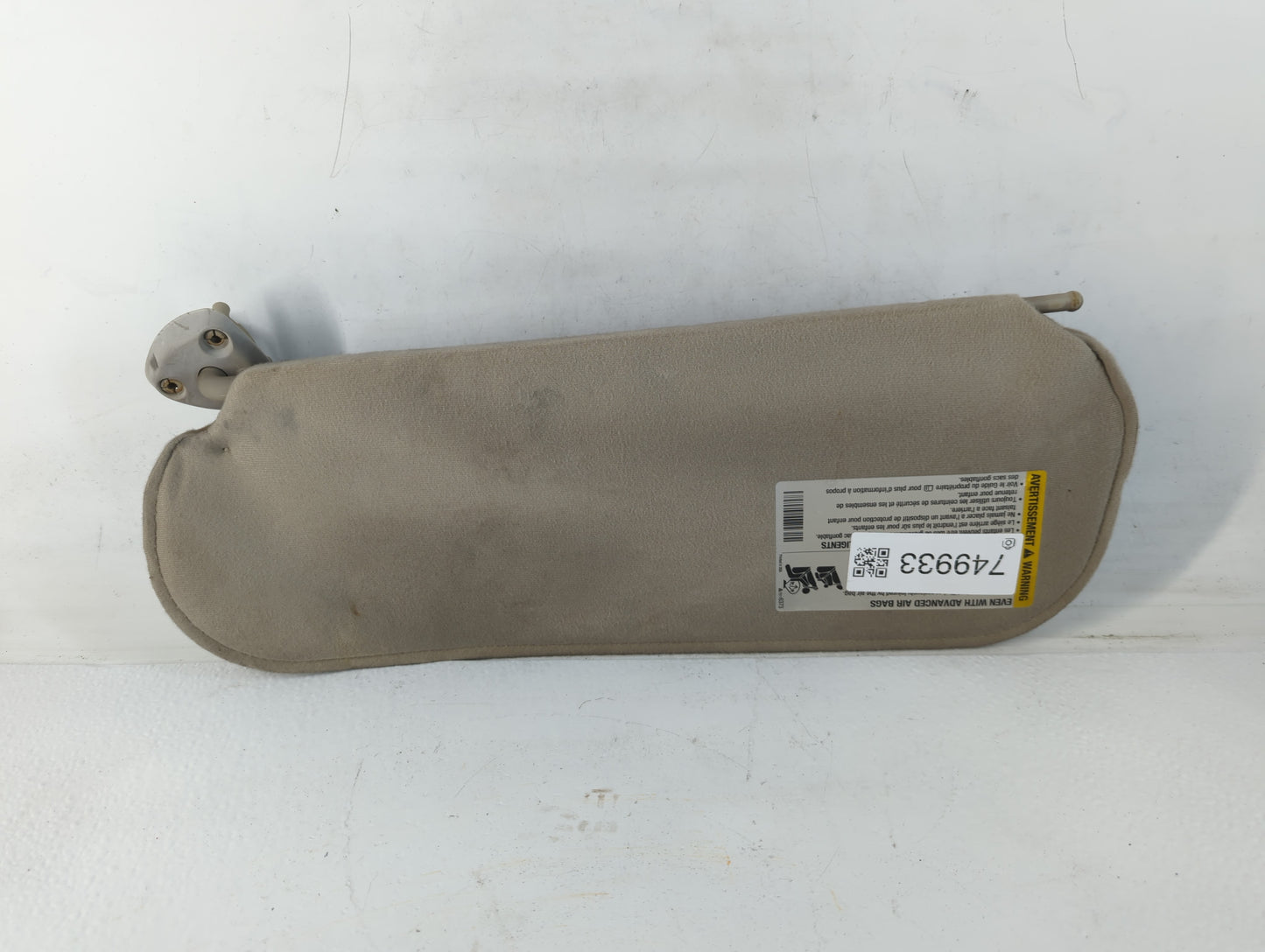 2003-2014 Gmc Savana 1500 Sun Visor Shade Replacement Passenger Right Mirror Fits OEM Used Auto Parts - Oemusedautoparts1.co